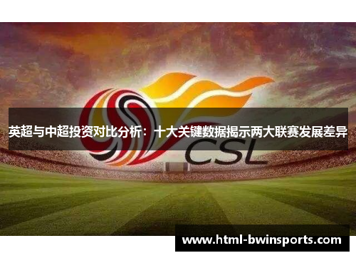 英超与中超投资对比分析：十大关键数据揭示两大联赛发展差异